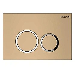 Кнопка для инсталляции Grossman Galaxy 700.K31.01.310.310 золото матовое купить в интернет-магазине сантехники Sanbest