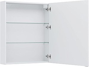 Зеркальный шкаф Aquanet Алвита new 70 серый купить в интернет-магазине сантехники Sanbest