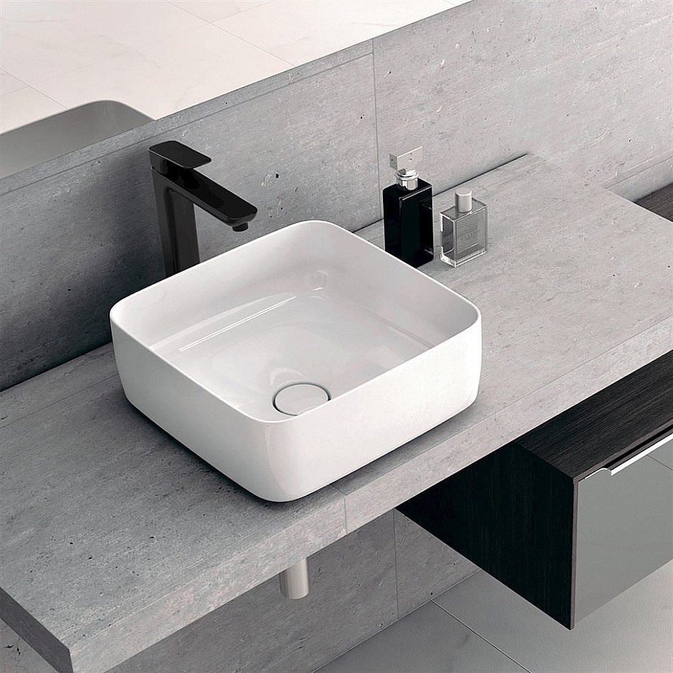 Смеситель для раковины PAINI Nove 09PZ211LLSR черный матовый купить в интернет-магазине сантехники Sanbest