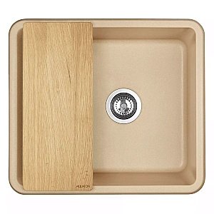 Мойка кухонная Акватон Беллис 57 латте купить в интернет-магазине сантехники Sanbest