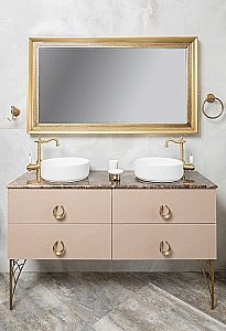 Зеркало Armadi Art Terso 560-BR-140 с подсветкой, бронза в ванную от интернет-магазине сантехники Sanbest