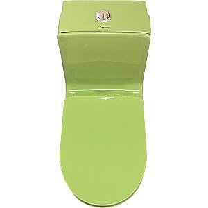 Унитаз-моноблок Laguraty 101G зеленый, с крышкой микролифт (детский) купить в интернет-магазине Sanbest