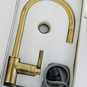 Смеситель для кухни Migliore Ermitage Mini 31525 бронза купить в интернет-магазине сантехники Sanbest