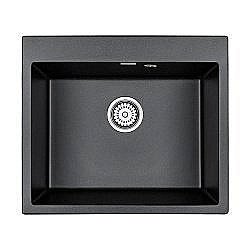 Мойка кухонная Paulmark Kante PM106052-BL Черная купить в интернет-магазине сантехники Sanbest
