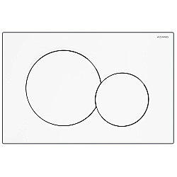 Кнопка для инсталляции Azario NEW AZ-010.01 белая купить в интернет-магазине сантехники Sanbest