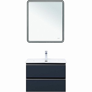 Тумба с раковиной Aquanet Вега 70 329590 маренго для ванной в интернет-магазине Sanbest