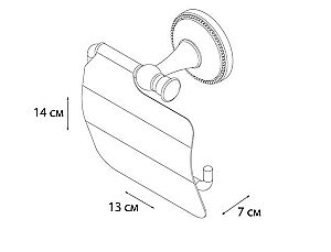 Держатель туалетной бумаги Grampus Alfa GR-9510 купить в интернет-магазине сантехники Sanbest