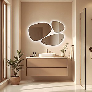 Зеркало ABBER Teil AG6503S 110x110 в ванную от интернет-магазине сантехники Sanbest