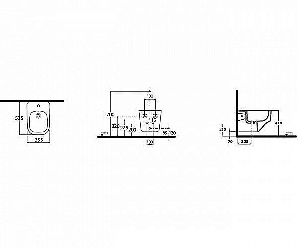 Биде подвесное Ideal Standard Imagine T502901 купить в интернет-магазине Sanbest