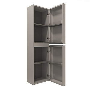 Шкаф подвесной Vincea Caprise VSC-4CA150MLG 40 светло-серый матовый для ванной в интернет-магазине сантехники Sanbest