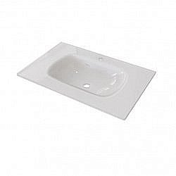 Раковина без бортика из стеклокерамики Caprigo Milano 75 купить в интернет-магазине сантехники Sanbest