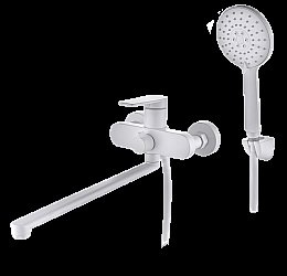 Смеситель для ванны D&K Bayern.Furth DA1523308 белый матовый купить в интернет-магазине сантехники Sanbest