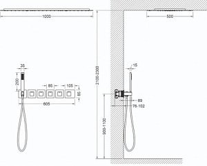 Душевая система Timo Petruma SX-5329/03SM черный купить в интернет-магазине сантехники Sanbest