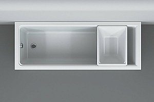 Контейнер для ванны AM.PM Gem W90A-070-070W-C белый купить в интернет-магазине сантехники Sanbest