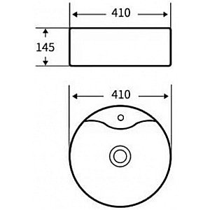 Раковина Esbano Beryl 41 ESRNBERYW белая купить в интернет-магазине Sanbest