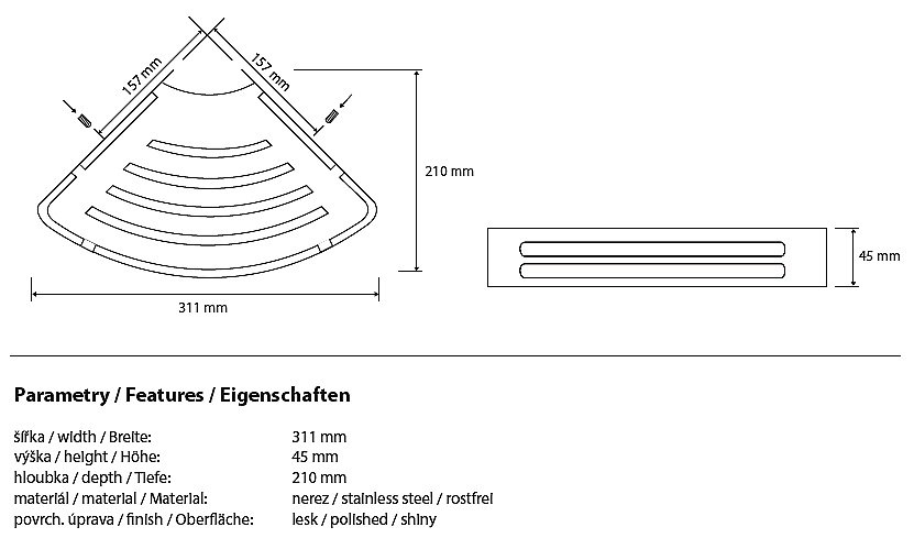 Мыльница Bemeta Cytro 102308061 купить в интернет-магазине сантехники Sanbest