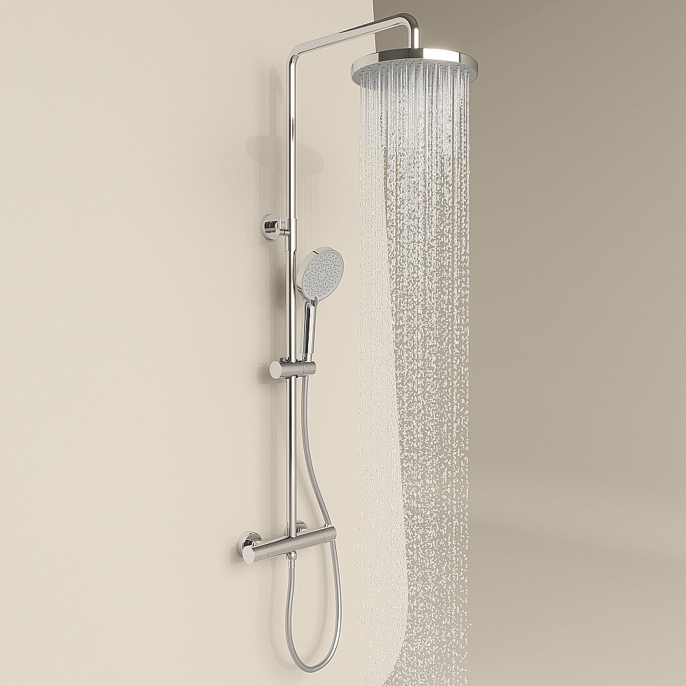 Душевая система Sancos Teo SC11001CH хром купить в интернет-магазине сантехники Sanbest