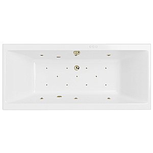 Ванна акриловая EXCELLENT Pryzmat Slim RELAX WAEX.PRY18S.RELAX.BR 180x80 белая с гидромассажем купить в интернет-магазине Sanbest