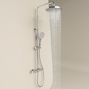 Душевая система Sancos Teo SC11001CH хром купить в интернет-магазине сантехники Sanbest