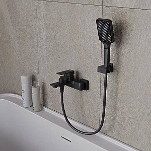 Смеитель для ванны Oliveeka D OL-639003A-MB черный матовый купить в интернет-магазине сантехники Sanbest