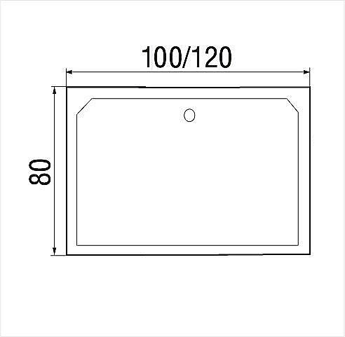 Душевой поддон River WEMOR 100/80/41 S купить в интернет-магазине Sanbest