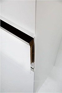 Шкаф-пенал Aquanet Йорк 209143 35 белый глянец для ванной в интернет-магазине сантехники Sanbest