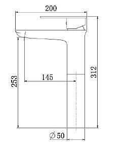 Смеситель для раковины Orans OLS-K1085 DJ купить в интернет-магазине сантехники Sanbest