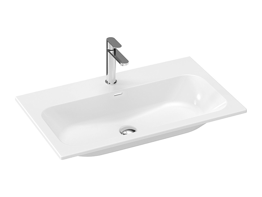 Раковина Ravak CHROME SLIM 80 XJX01180002 белый купить в интернет-магазине Sanbest