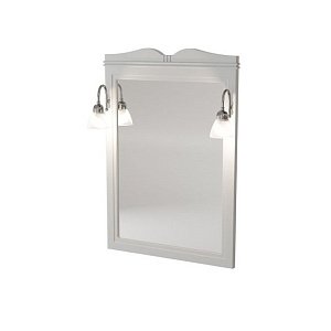 Зеркало Caprigo Borgo 60–70 с отверстиями для светильников в ванную от интернет-магазине сантехники Sanbest