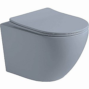 Унитаз Vincea Globo VT1-14SMO безободковый, с крышкой микролифт, океан матовый купить в интернет-магазине Sanbest