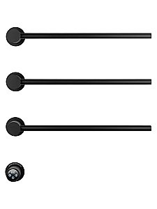 Полотенцесушитель электрический встраиваемый WONZON & WOGHAND HAMBURG, Черный матовый (WW-AL313-MB) купить в интернет-магазине сантехники Sanbest