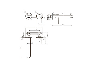 Смеситель для раковины Aquatek Альфа AQ1913CR хром купить в интернет-магазине сантехники Sanbest