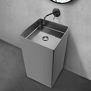 Раковина напольная ABBER Wasser Kreis 40 AF2413SP сатин купить в интернет-магазине Sanbest