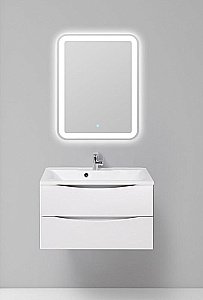 Тумба с раковиной Belbagno MARINO 100 подвесная Bianco Opaco для ванной в интернет-магазине Sanbest