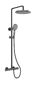 Душевая система Kaiser Serio 05577-15 вороненая сталь купить в интернет-магазине сантехники Sanbest