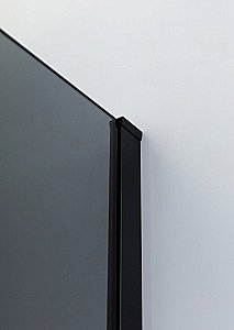 Душевой уголок Cezares Slider 80х80 SLIDER-AH-1-90-70/80-GRIGIO-NERO стекло серое тонированное/профиль черный матовый купить в интернет-магазине Sanbest