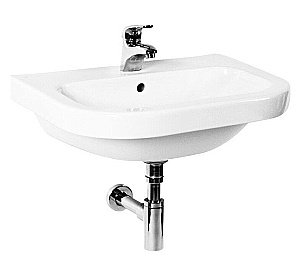 Раковина подвесная Jika DEEP by 65 см белая купить в интернет-магазине Sanbest