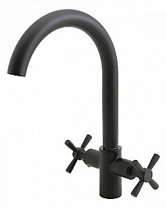 Смеситель для кухни Orange Mia M34-821b черный матовый купить в интернет-магазине сантехники Sanbest
