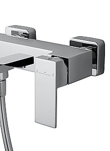 Смеситель для ванны с душем WONZON & WOGHAND CUBE, Хром (WW-88639016-CR) купить в интернет-магазине сантехники Sanbest