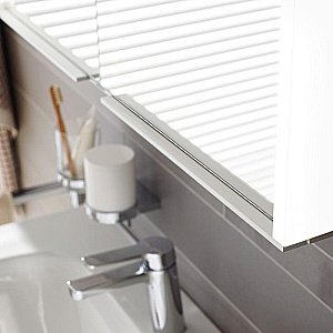 Зеркальный шкаф KEUCO Royal Match 12803171301 100 серебро/белое стекло купить в интернет-магазине сантехники Sanbest