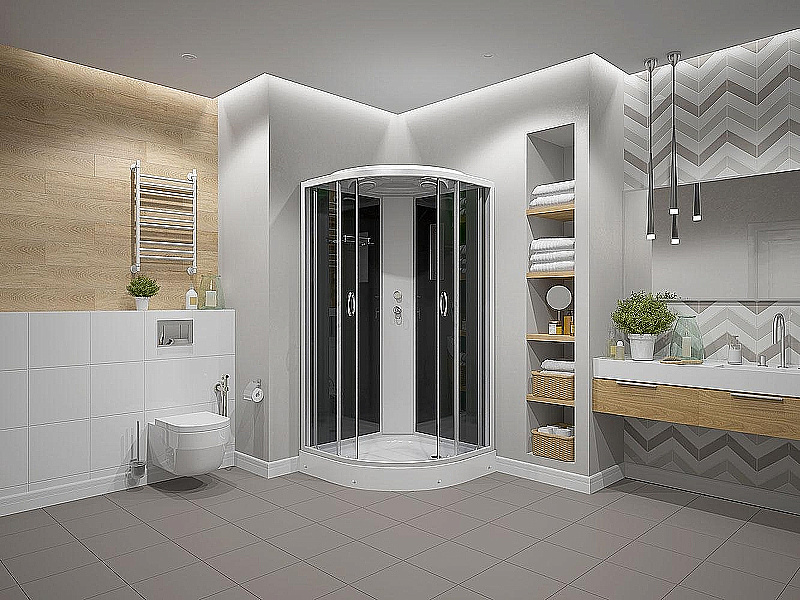 Душевая кабина Erlit Comfort ER3510P-C2-RUS 100x100 купить в интернет-магазине Sanbest