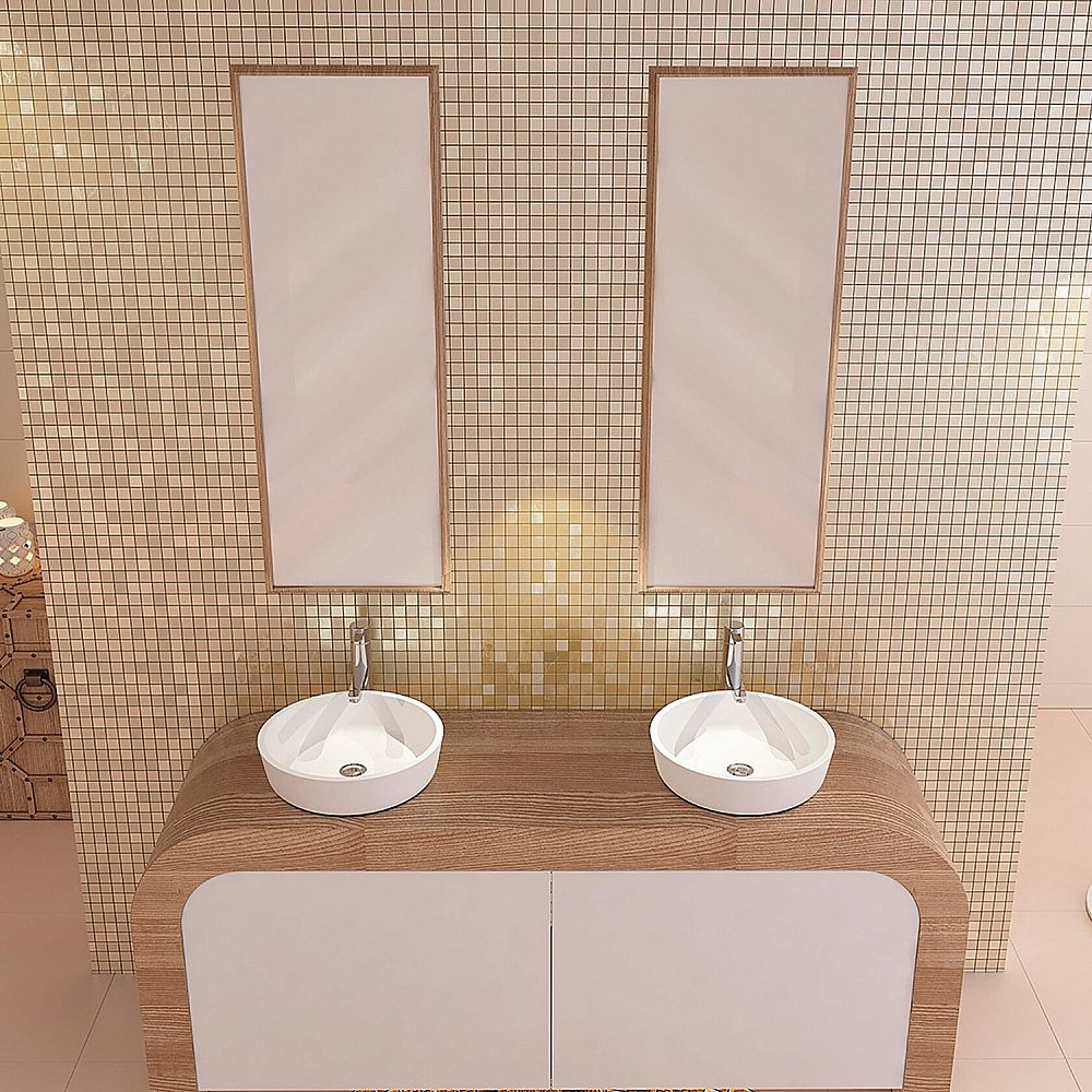 Раковина накладная Montebianco ISOLA BELLA 11092 белая матовая купить в интернет-магазине Sanbest