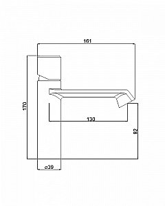 Смеситель для раковины Orange SOLE M03-021cr хром/с декором купить в интернет-магазине сантехники Sanbest