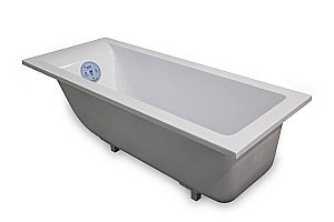 Ванна из искусственного камня Marmo Bagno Ницца 150х70 MB-N150-70 белая купить в интернет-магазине Sanbest