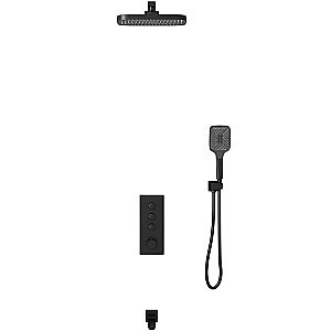 Душевая система Vincea VSFW-433T1MB черная матовая купить в интернет-магазине сантехники Sanbest