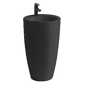 Раковина Azario Dea 50 AZ-203MB черная матовая купить в интернет-магазине Sanbest