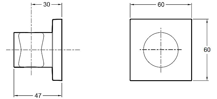 Держатель ручного душа Jacob Delafon MODULO 8468D-CP купить в интернет-магазине сантехники Sanbest
