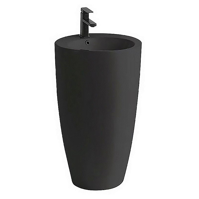 Раковина Azario Dea 50 AZ-203MB черная матовая купить в интернет-магазине Sanbest