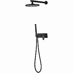 Душевая система Boheme Spectre 454-B черная купить в интернет-магазине сантехники Sanbest