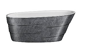 Ванна акриловая Lagard Auguste lgd-agst-ts 170х75 белая,серебро купить в интернет-магазине Sanbest